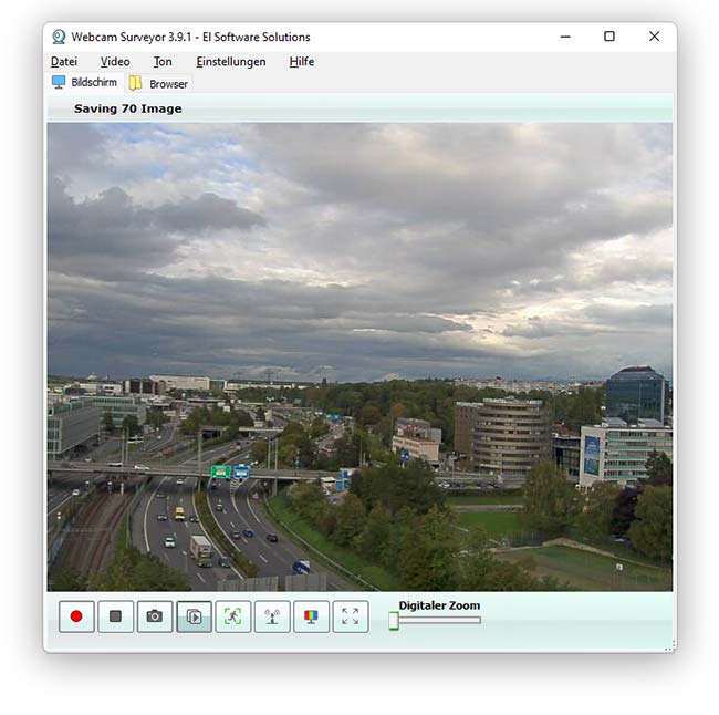 Software zur Videoaufnahme für die Webcam